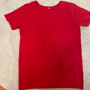 Red lululemon short sleeve